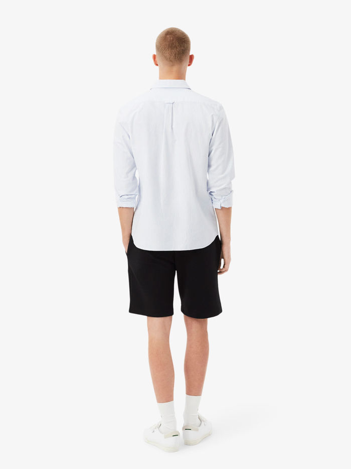 LACOSTE Regular Fit Fleece Shorts Black - MAISONDEFASHION.COM