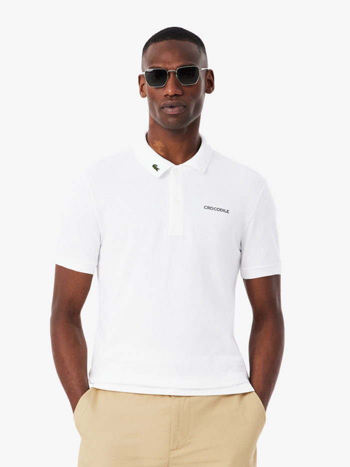 LACOSTE Regular Fit L.12.12 Branded Polo Shirt White - MAISONDEFASHION.COM