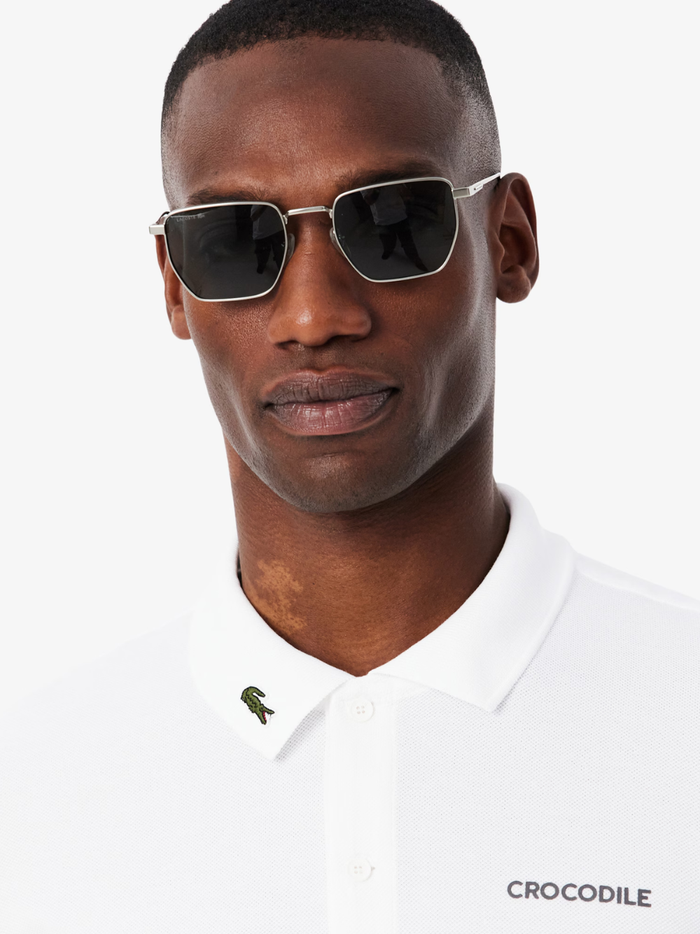 LACOSTE Regular Fit L.12.12 Branded Polo Shirt White - MAISONDEFASHION.COM