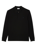 LACOSTE Regular Fit Paris Stretch Piqué Polo Shirt Black - MAISONDEFASHION.COM
