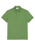 LACOSTE Regular Fit Paris Stretch Piqué Polo Shirt Lime Green - MAISONDEFASHION.COM