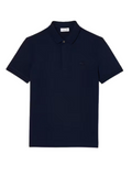 LACOSTE Regular Fit Paris Stretch Piqué Polo Shirt Midnight Blue - MAISONDEFASHION.COM