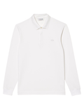 LACOSTE Regular Fit Paris Stretch Piqué Polo Shirt White - MAISONDEFASHION.COM