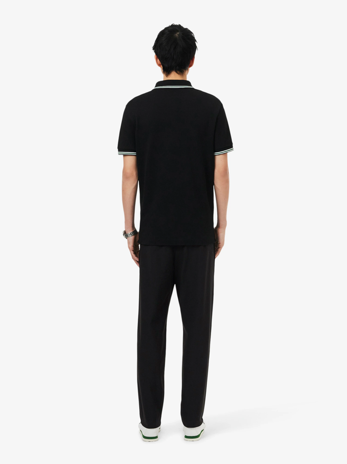 LACOSTE Regular Fit Stretch Commuter Chino Pants Black
