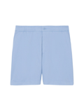 LACOSTE Regular Fit Stretch Cotton Shorts Light Blue - MAISONDEFASHION.COM