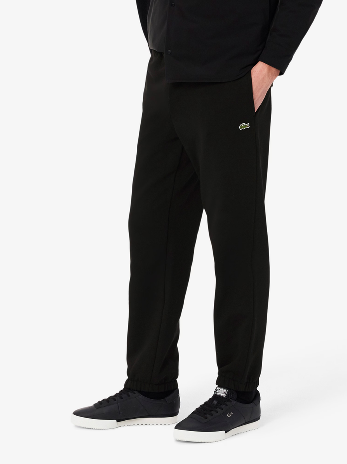 LACOSTE Regular Fit Sweatpants Black - MAISONDEFASHION.COM