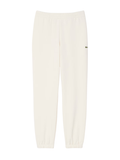 LACOSTE Regular Fit Sweatpants Ecru White