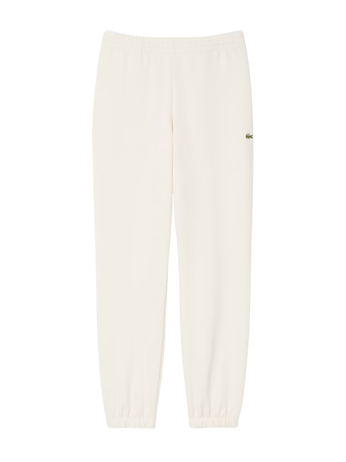LACOSTE Regular Fit Sweatpants Ecru White