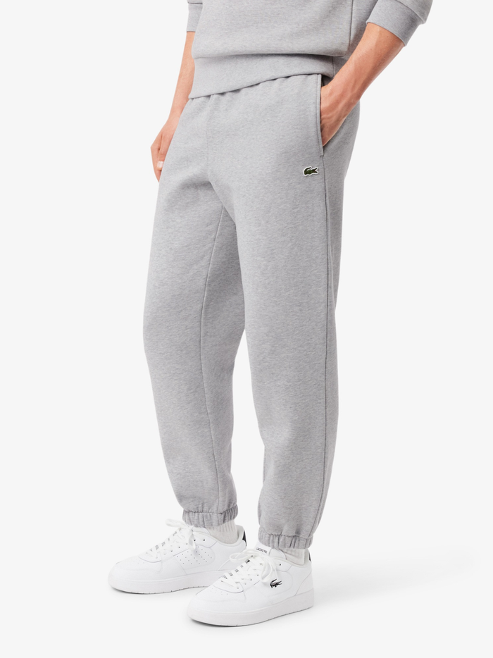 LACOSTE Regular Fit Sweatpants Grey - MAISONDEFASHION.COM