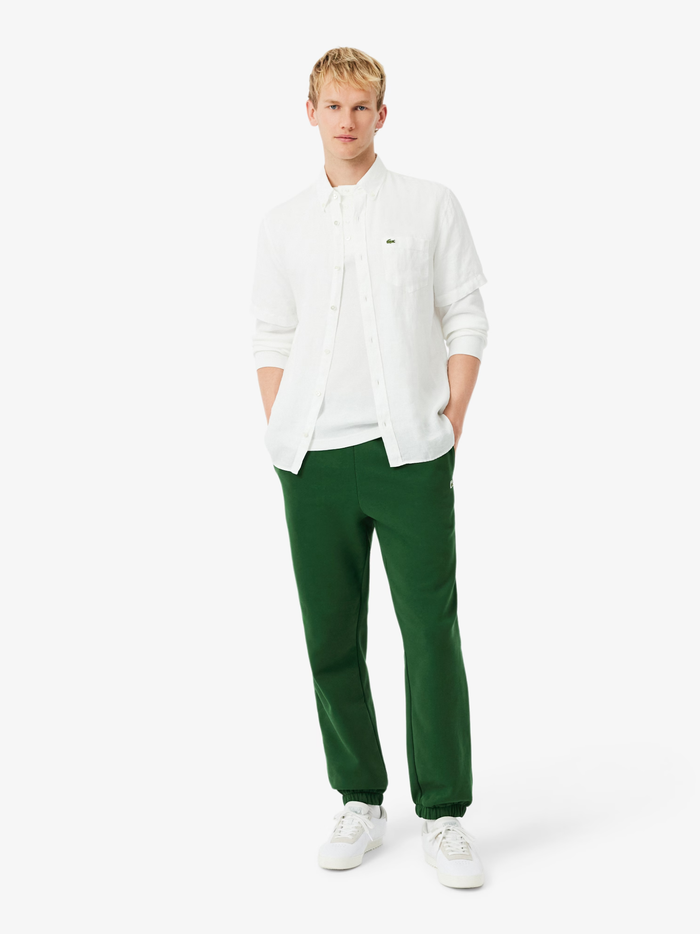 LACOSTE Regular Fit Sweatpants Pine Green - MAISONDEFASHION.COM