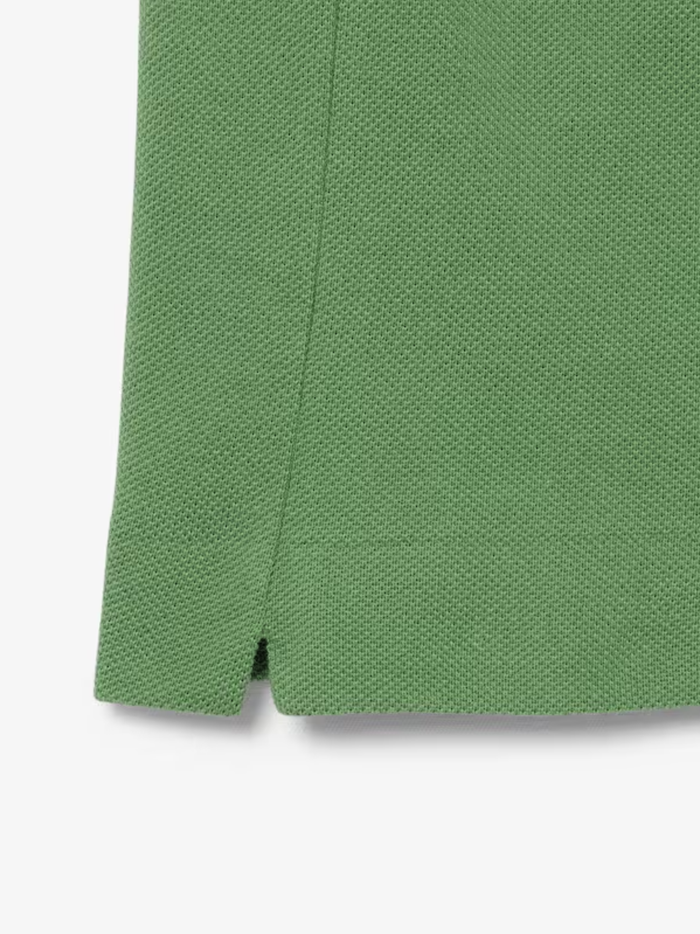 LACOSTE Regular Fit Trim Accent L.12.12 Polo Shirt Lime Green - MAISONDEFASHION.COM