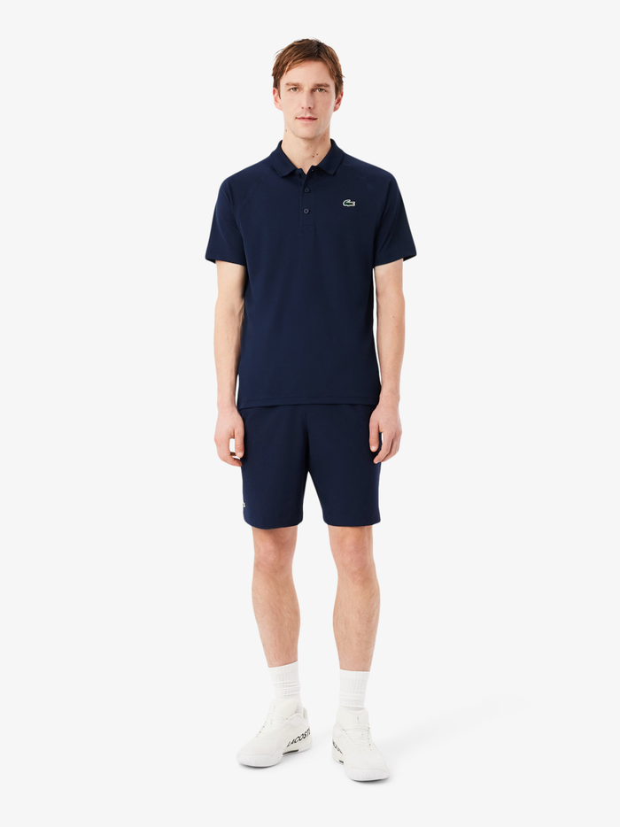 LACOSTE Regular Fit Ultra Dry Sport Shorts Midnight Blue - MAISONDEFASHION.COM