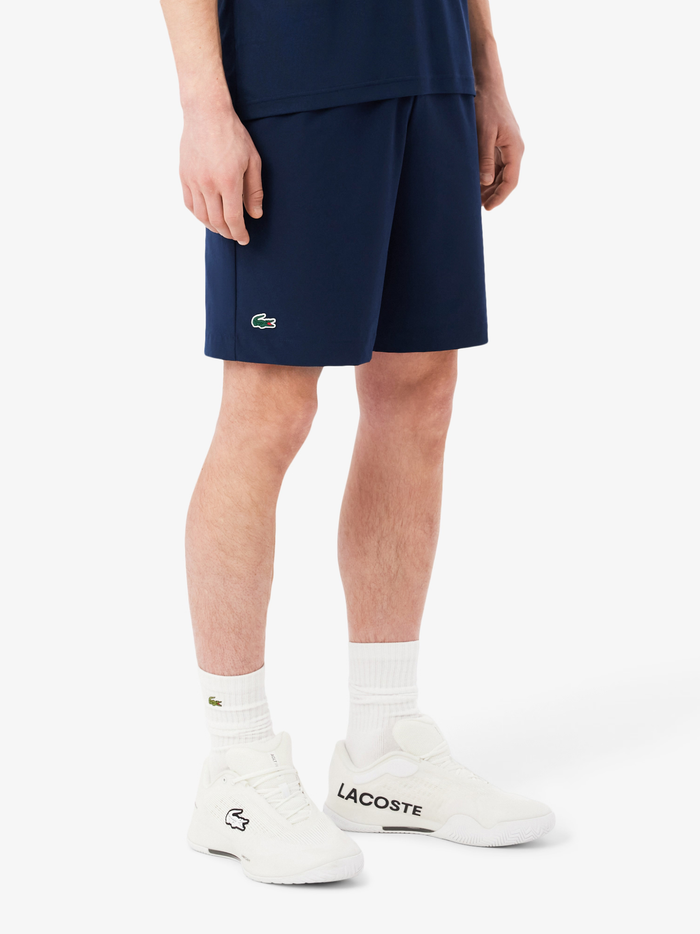 LACOSTE Regular Fit Ultra Dry Sport Shorts Midnight Blue - MAISONDEFASHION.COM