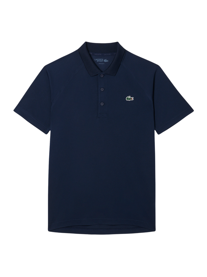 LACOSTE Regular Fit UV Protect Sport Polo Shirt Midnight Blue - MAISONDEFASHION.COM