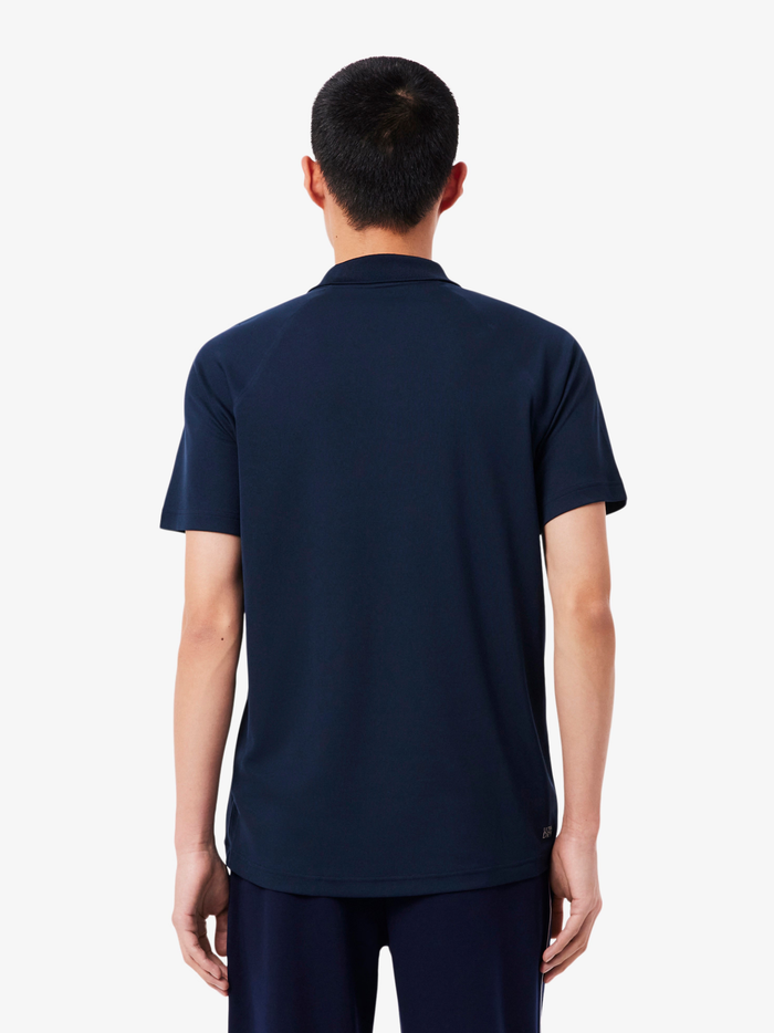 LACOSTE Regular Fit UV Protect Sport Polo Shirt Midnight Blue - MAISONDEFASHION.COM