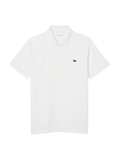 LACOSTE Regular Fit UV Protect Sport Polo Shirt White - MAISONDEFASHION.COM