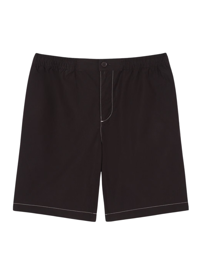 LACOSTE Relaxed Fit Poplin Shorts Brown