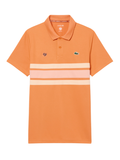 LACOSTE Roland-Garros Edition Ballboy Polo Shirt Orange/Rose - MAISONDEFASHION.COM