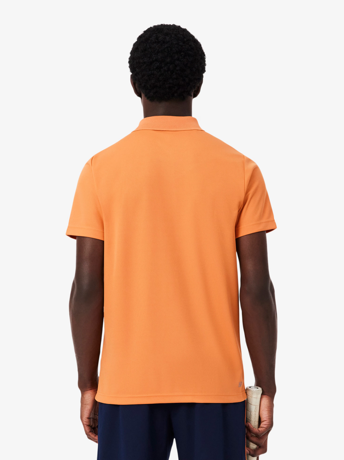 LACOSTE Roland-Garros Edition Ballboy Polo Shirt Orange/Rose - MAISONDEFASHION.COM