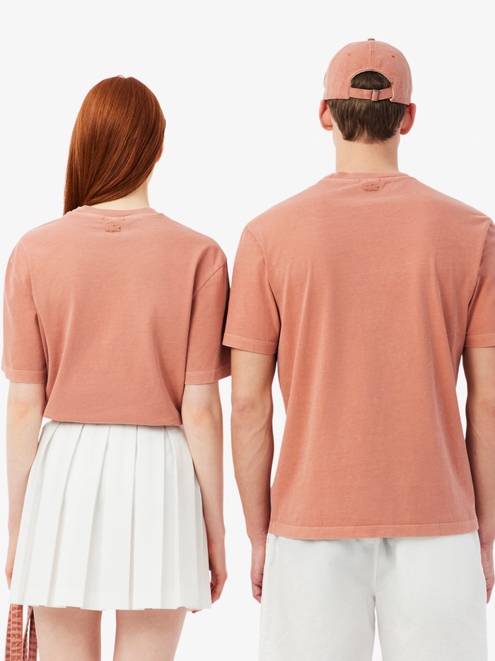 LACOSTE Roland-Garros Edition Clay Court T-shirt Light Brown