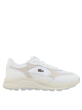 LACOSTE Run Set Suede Sneakers White/Off White - MAISONDEFASHION.COM