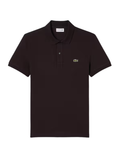 LACOSTE Slim Fit L.12.12 Original Polo Shirt Brown - MAISONDEFASHION.COM