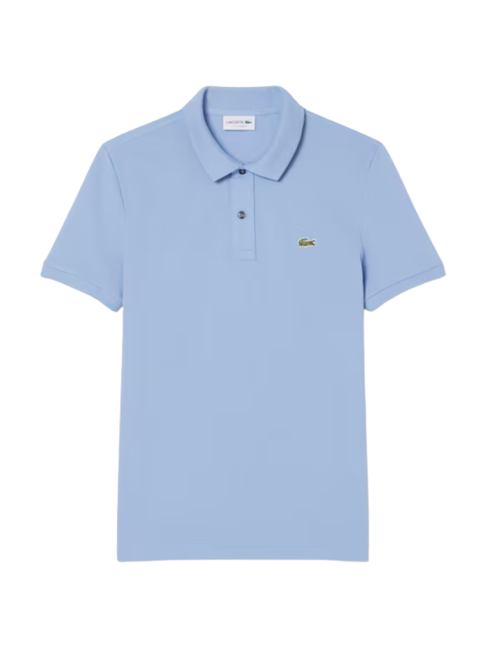 LACOSTE Slim Fit L.12.12 Original Polo Shirt Light Blue - MAISONDEFASHION.COM