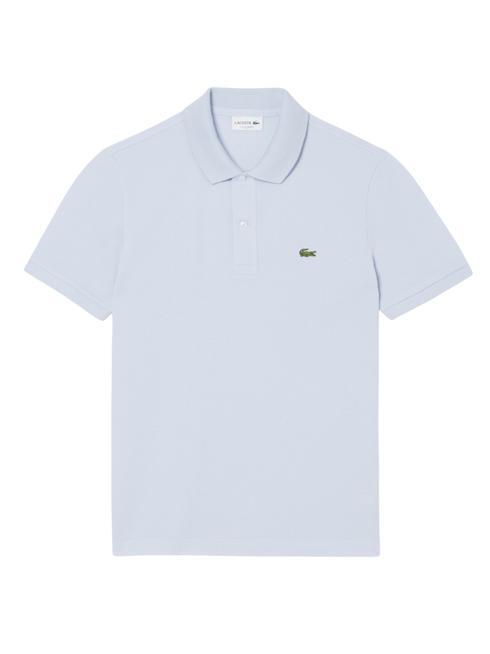 LACOSTE Slim Fit L.12.12 Original Polo Shirt Light Blue - MAISONDEFASHION.COM