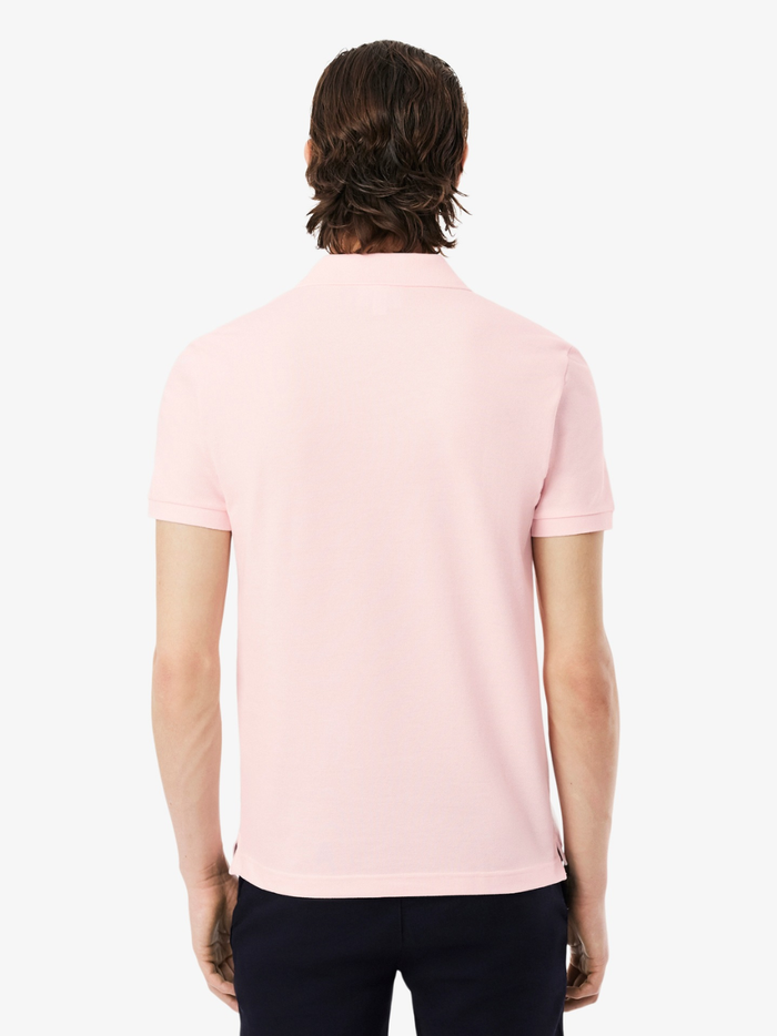 LACOSTE Slim Fit L.12.12 Piqué Polo Shirt Light Pink - MAISONDEFASHION.COM
