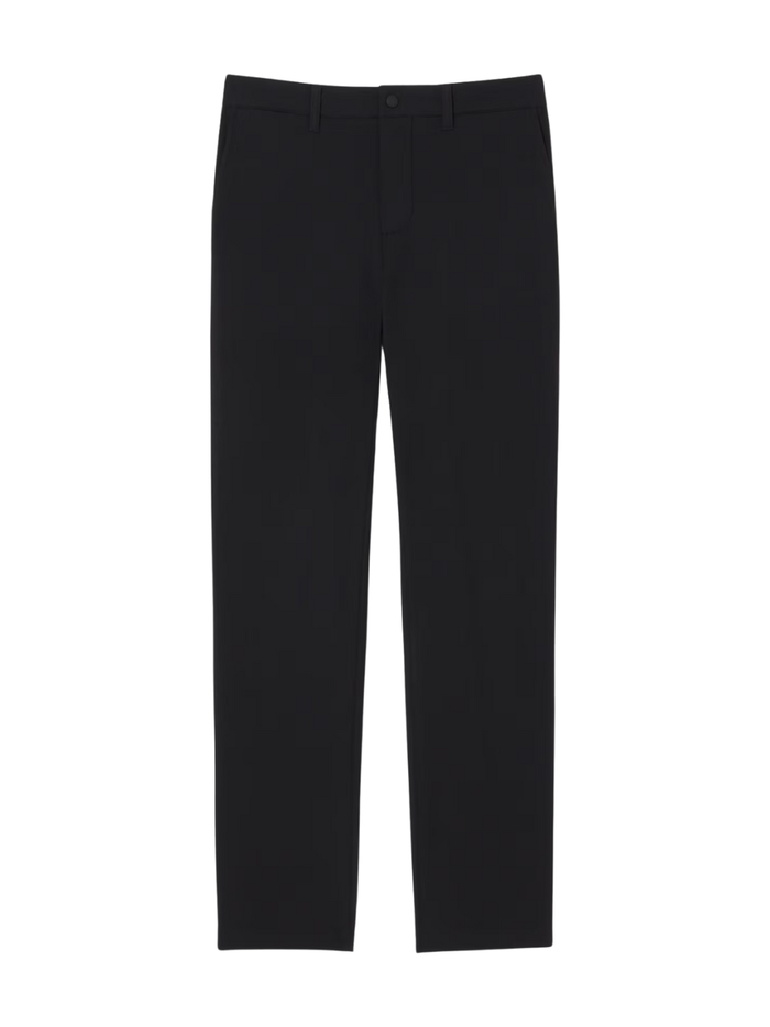 LACOSTE Slim Fit Stretch Commuter Pants Black - MAISONDEFASHION.COM