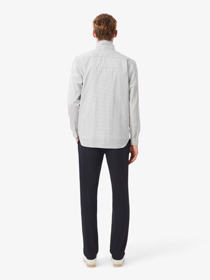 LACOSTE Slim Fit Stretch Commuter Pants Black - MAISONDEFASHION.COM