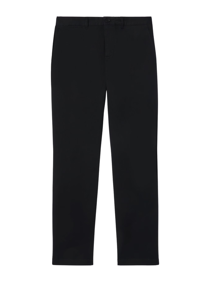 LACOSTE Slim Fit Stretch Cotton Chino Pants Black - MAISONDEFASHION.COM