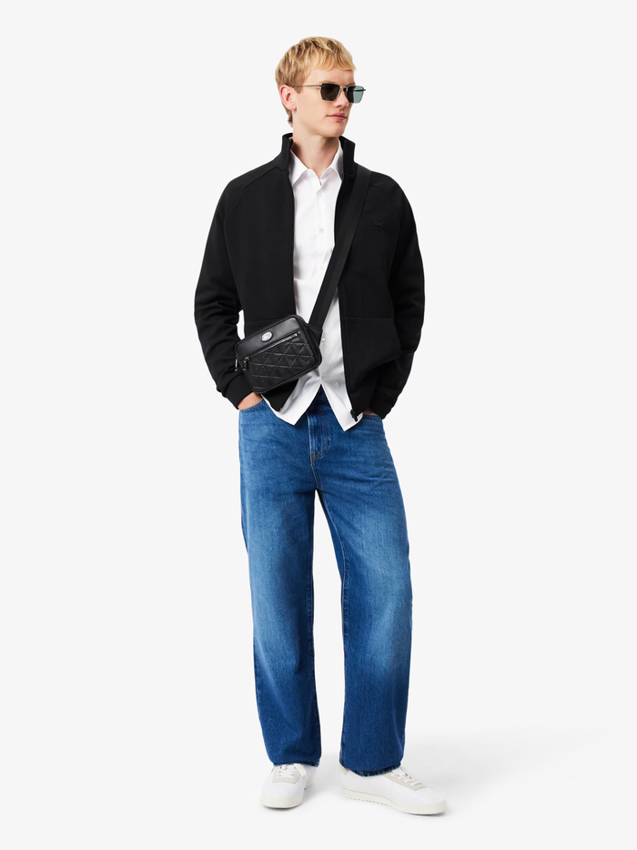 LACOSTE Slim Fit Stretch Poplin Shirt White - MAISONDEFASHION.COM