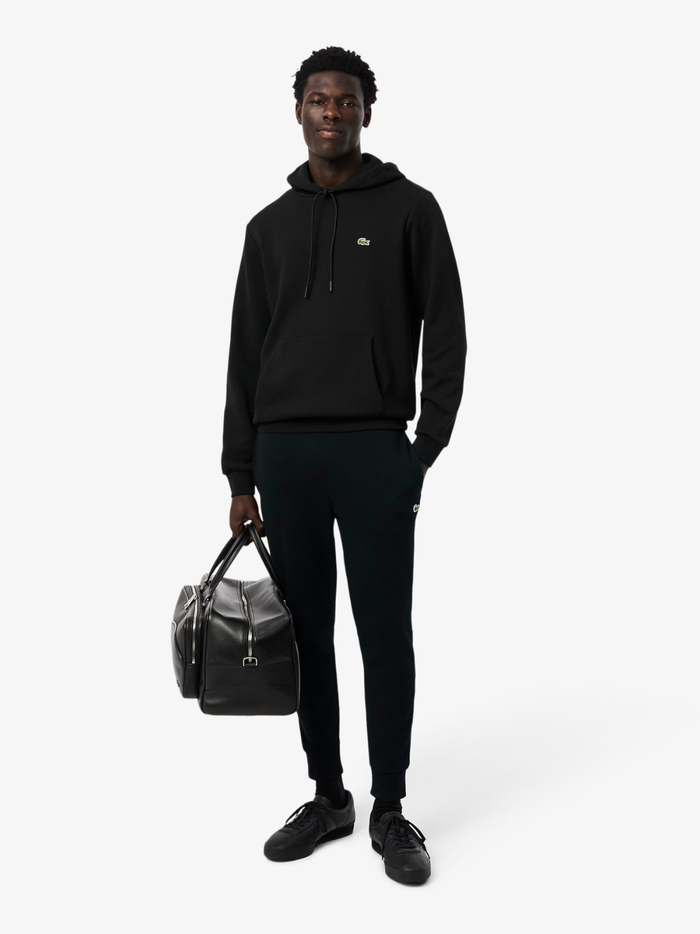 LACOSTE Slim Fit Sweatpants Black - MAISONDEFASHION.COM