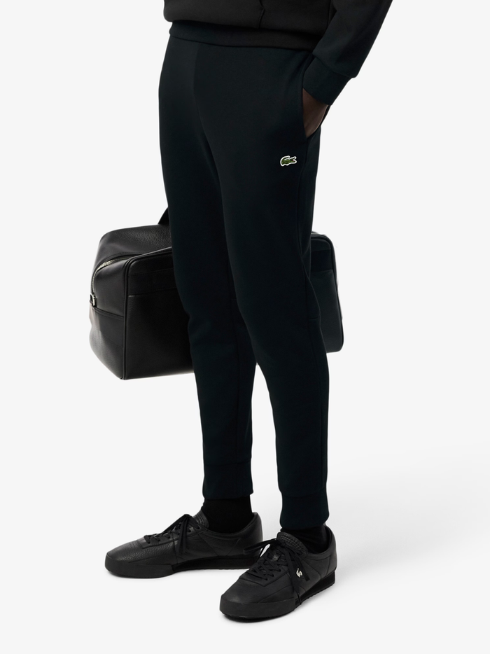 LACOSTE Slim Fit Sweatpants Black - MAISONDEFASHION.COM