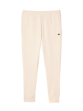 LACOSTE Slim Fit Sweatpants Ecru White - MAISONDEFASHION.COM