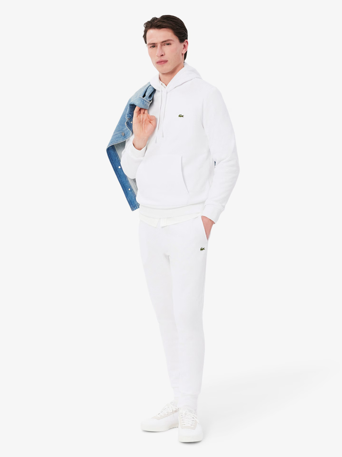 LACOSTE Slim Fit Sweatpants White - MAISONDEFASHION.COM