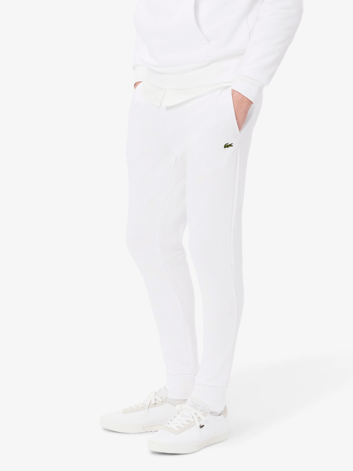 LACOSTE Slim Fit Sweatpants White - MAISONDEFASHION.COM
