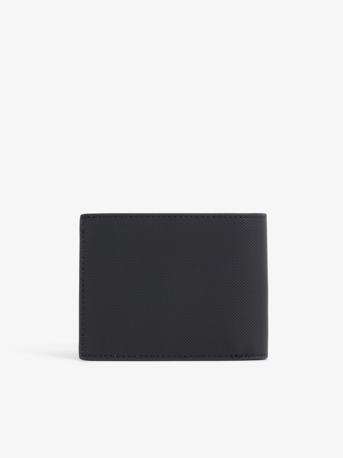 LACOSTE Small Langon Petit Piqué Billfold Black