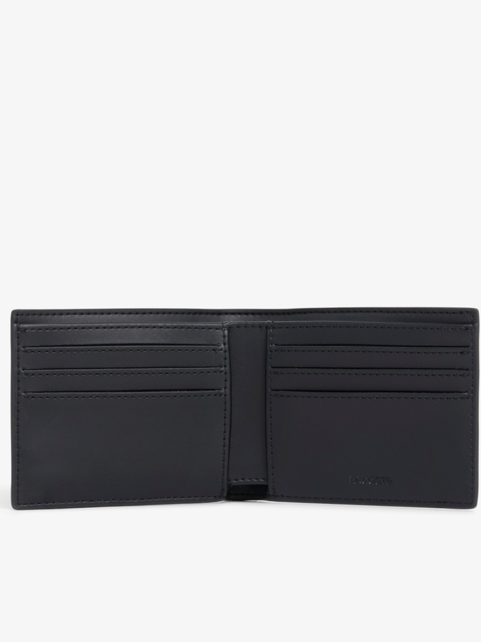 LACOSTE Small Langon Petit Piqué Billfold Black