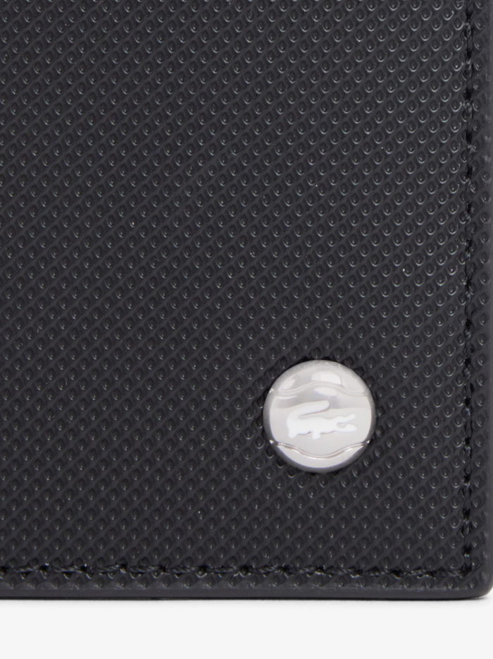 LACOSTE Small Langon Petit Piqué Billfold Black