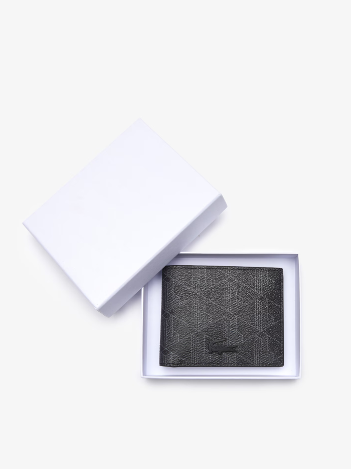 LACOSTE Small The Blend Billfold Black - MAISONDEFASHION.COM