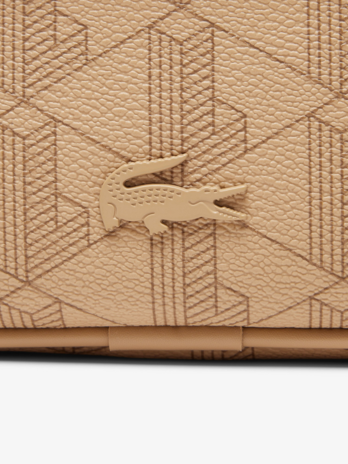 LACOSTE Small The Blend Satchel Tan - MAISONDEFASHION.COM