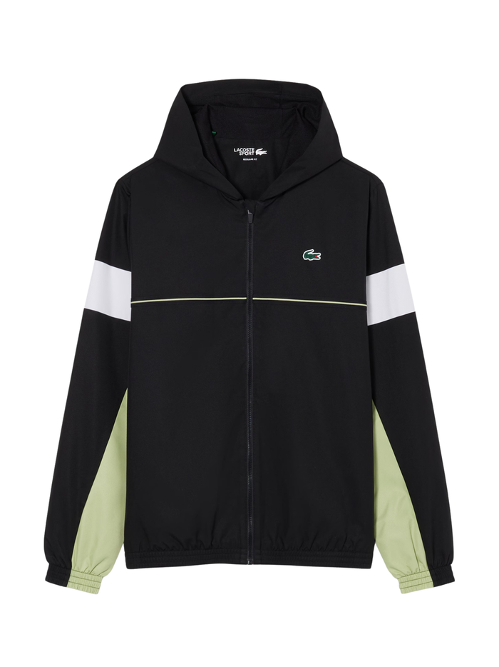 LACOSTE Sport Colour-Block Track Jacket Black - MAISONDEFASHION.COM