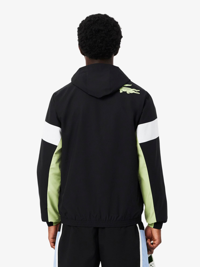 LACOSTE Sport Colour-Block Track Jacket Black - MAISONDEFASHION.COM