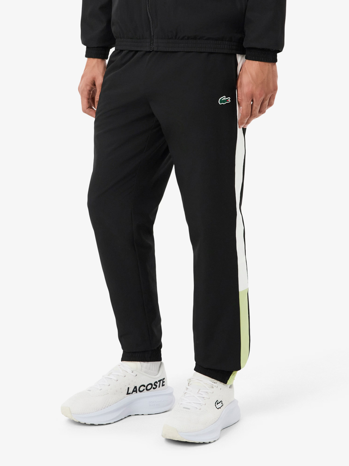 LACOSTE Sport Colour-Block Tracksuit Black - MAISONDEFASHION.COM