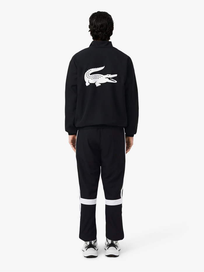 LACOSTE Sport Printed Tracksuit Black - MAISONDEFASHION.COM