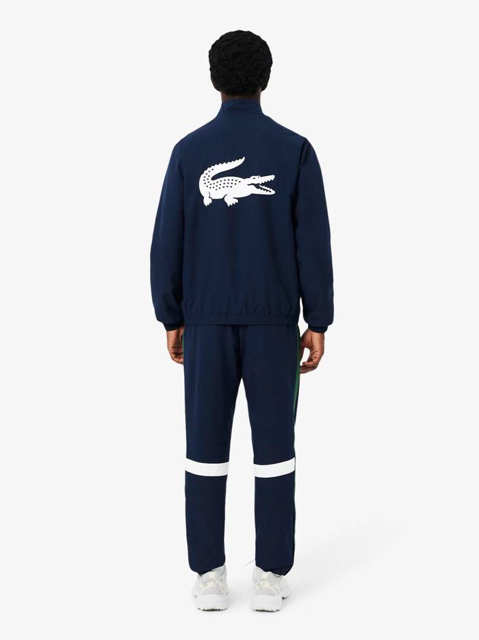 LACOSTE Sport Printed Tracksuit Navy/White - MAISONDEFASHION.COM