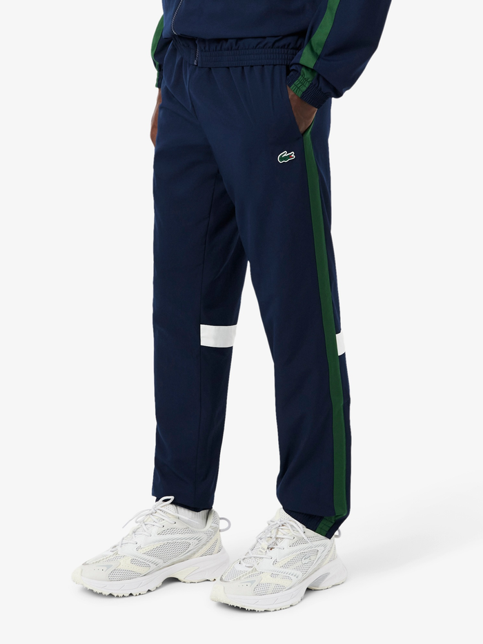 LACOSTE Sport Printed Tracksuit Navy/White - MAISONDEFASHION.COM