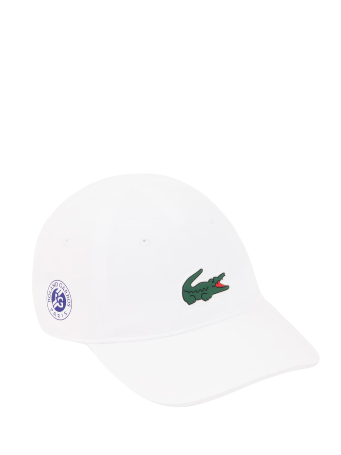 LACOSTE Sport Roland-Garros Edition Microfiber Cap White
